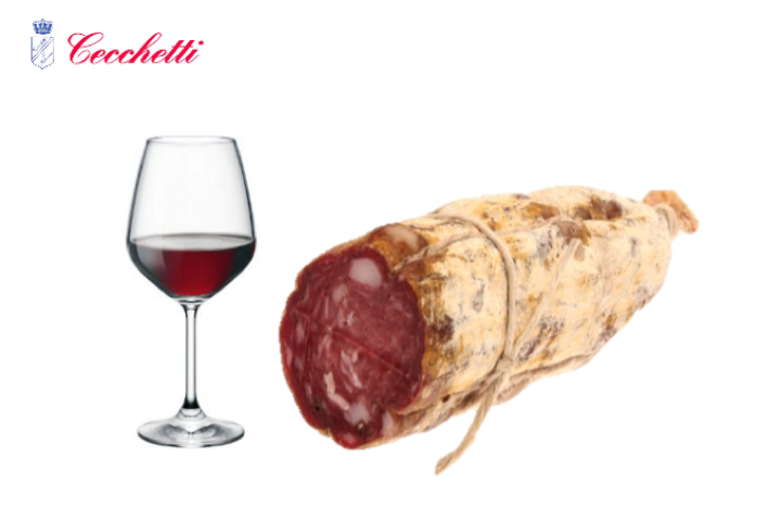 Salame di cinta senese al Brunello